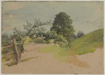 Landscape with Fence, 1870s-1880s